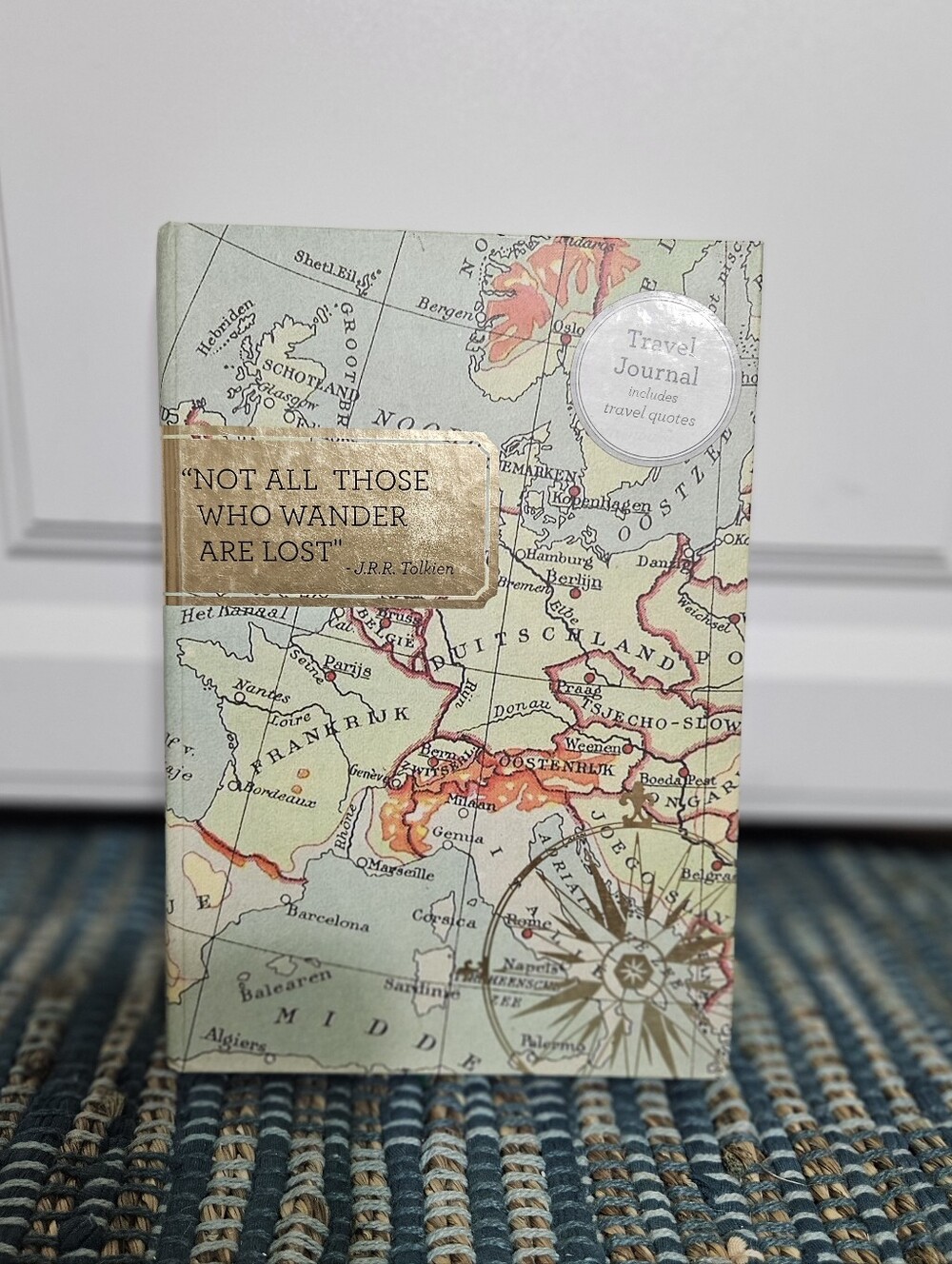Never Used Blank Travel Journal Not All Who Wonder Are Lost